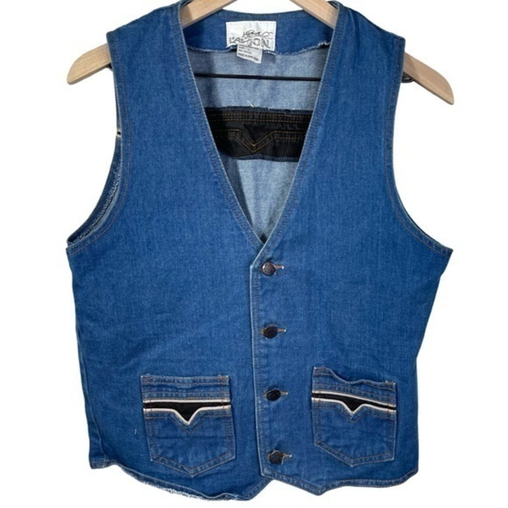 Vintage L’Avion Denim Vest - Size Large - Western Wear